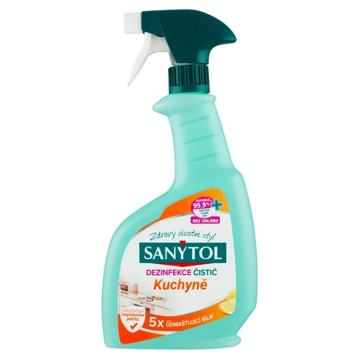 Sanytol Dezinfekce odmašťující čistič kuchyně s vůní citrusových plodů 500 ml