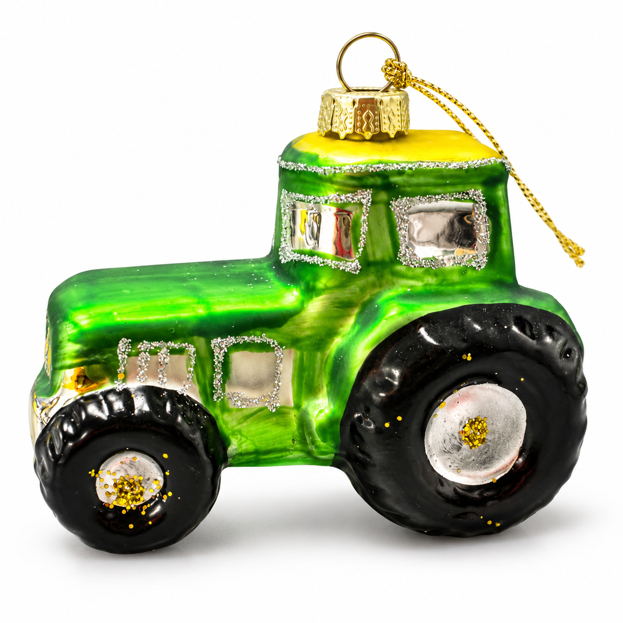 Vánoční ozdoba traktor 9,5 x 8,5 cm