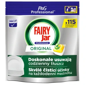 Fairy Jar Professional Original All in 1 kapsle do myčky nádobí 115 ks