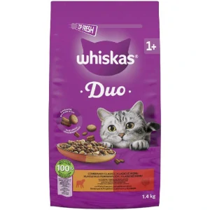 Whiskas granule DUO jehněčí a krůtí 1,4 kg