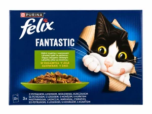 Felix Fantastic výběr se zeleninou v želé 12 x 85 g