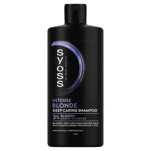 Syoss Intense Blond šampon pro blond, šedivé a melírované vlasy 440ml