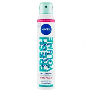 Nivea Fresh & Extra Volume Suchý šampon pro všechny typy vlasů 200ml