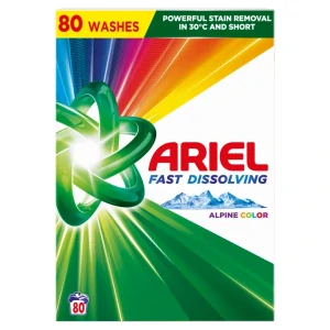 Ariel Alpine Color prací prášek 4,4 kg 80 PD
