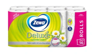 Zewa Deluxe camomile 3vrstvý toaletní papír, 16 rolí