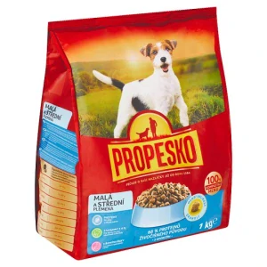 Propesko suché krmivo krmivo 1 kg malá a střední plemena drůbeží