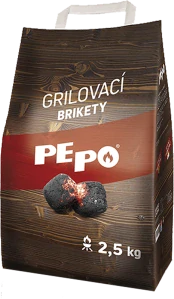 PE-PO grilovací brikety 2,5 kg