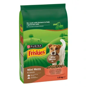 Friskies Dog Mini Menu s hovězím 1,5 kg