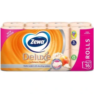 Zewa Deluxe toatletní papír 3v peach 16ks , 19,3 m role
