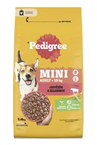 Pedigree Dry Adult Mini hovězí se zeleninou 1,4kg