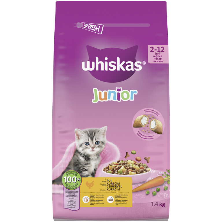 WHISKAS granule JUNIOR 1,4kg