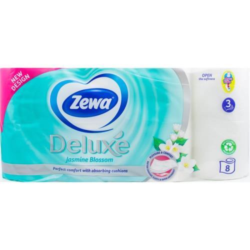 Zewa Deluxe toaletní papír 8ks 3v jasmine blossom