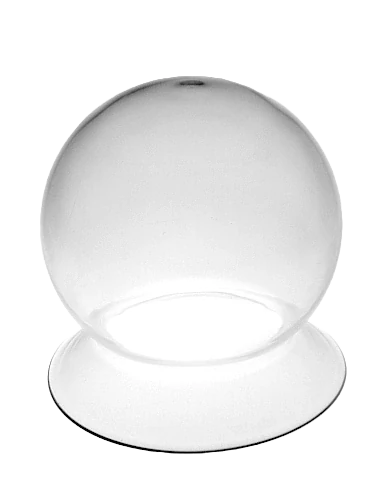 Masážní baňka bez olivky pr. 90 mm