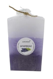 Svíčka hranol 75/75/120 - levandule