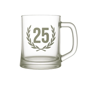Pískovaný půllitr 25 let