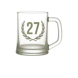 Pískovaný půllitr 27 let