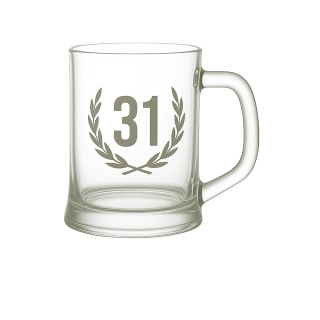 Pískovaný půllitr 31 let