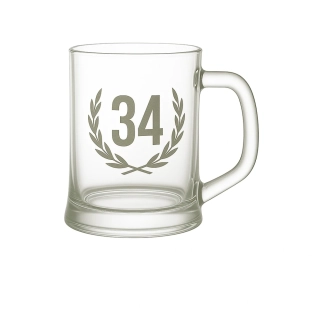 Pískovaný půllitr 34 let