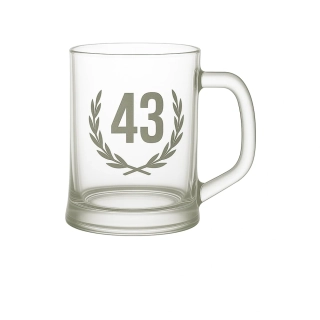 Pískovaný půllitr 43 let