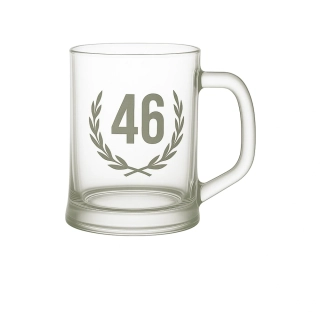 Pískovaný půllitr 46 let