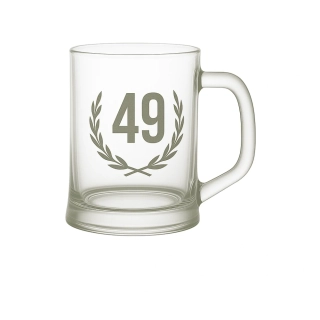 Pískovaný půllitr 49 let