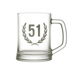 Pískovaný půllitr 51 let