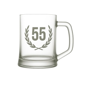 Pískovaný půllitr 55 let