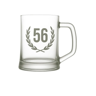 Pískovaný půllitr 56 let