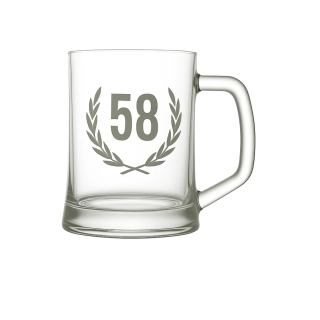 Pískovaný půllitr 58 let