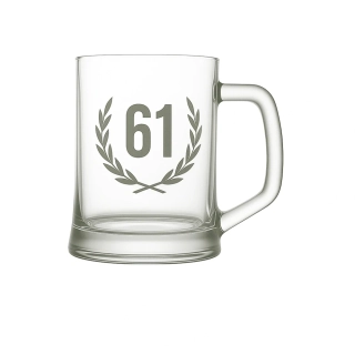 Pískovaný půllitr 61 let