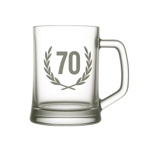Pískovaný půllitr 70 let života