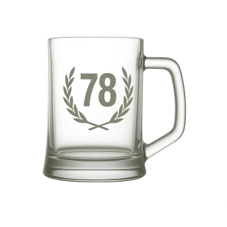 Pískovaný půllitr 78 let života