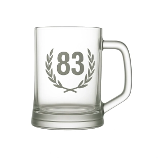 Pískovaný půllitr 83 let života