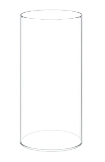Skleněný válec, cylindr, trubice 4/0,8