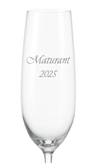 Maturitní sklenička na sekt 220ml, 1 ks
