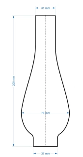 Cylindr k lampě 5"