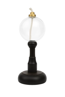 Olejová lampa koule + dřevo