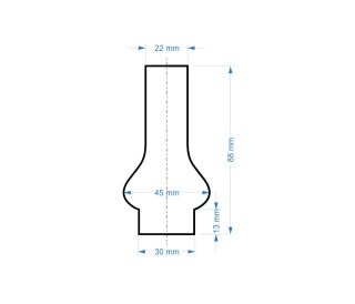 Cylindr na lampu pr. 30/X88