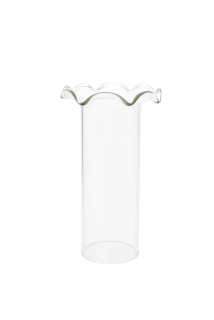 Skleněný lustrový límec pr. 38 mm, čirý