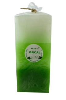 Svíčka hranol 75/75/170 - brčál