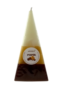 Svíčka jehlan 70/70/165 - perník