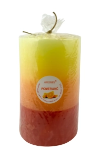 Svíčka válec 114/170 - pomeranč