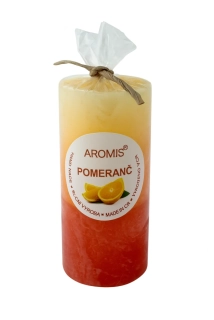 Svíčka válec 40/70 - pomeranč