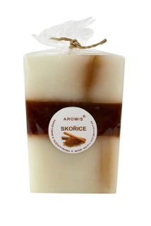Svíčka hranol 75/75/120 - skořice
