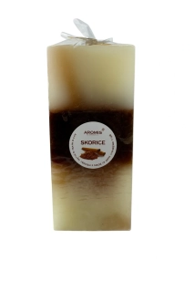 Svíčka hranol 75/75/170 - skořice